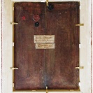 <p>
Reverse of the painting, after conservation</p>