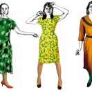 <p>
Selected costume design, mixed media / 2011</p>